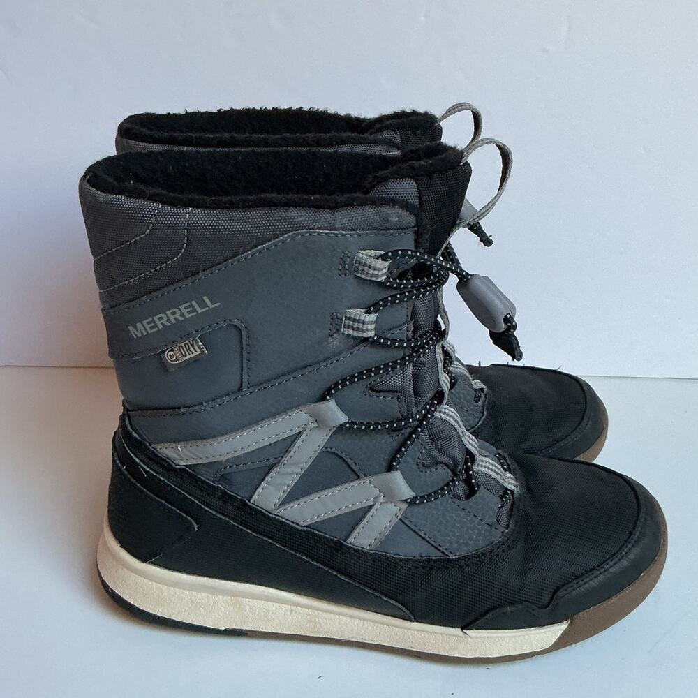 Merrell Boot Snow Crush Waterproof Winter Boy's size 4